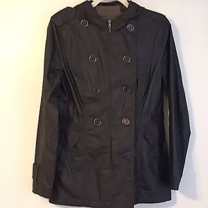 Buffalo by David Bitton Black Faux Leather Jacket in Size Small  (NWOT)